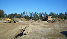 ecological construction supervision gravel pit