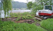 Ökologische Bauaufsicht Steganlage Ossiachersee