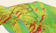 slope study Sinaia (Romania)